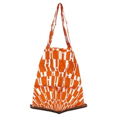 Retro Hermès Brown & Orange Silky Pop Bag