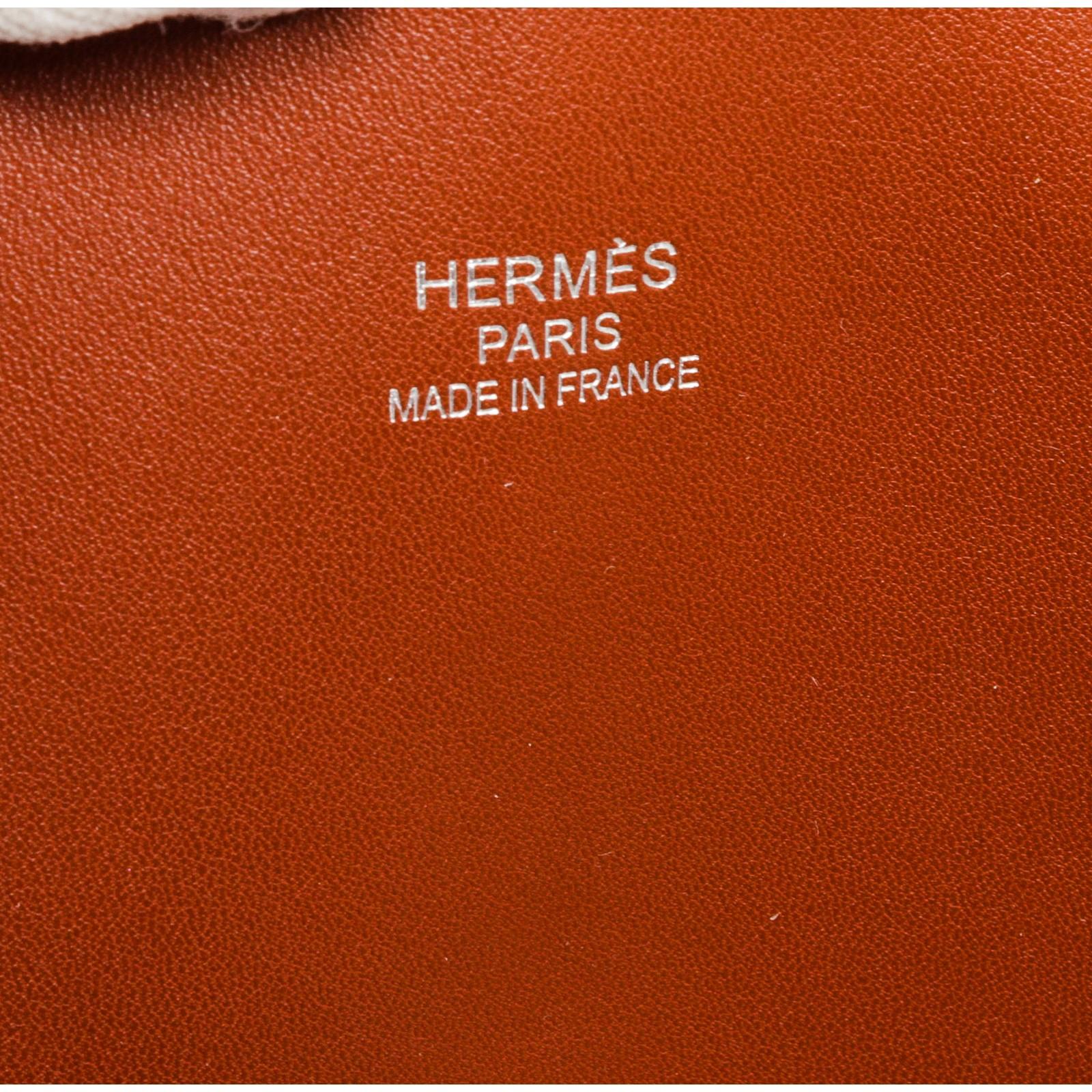 Hermes Brown Sikkim Leather Bolide Relax 45 Bag 1