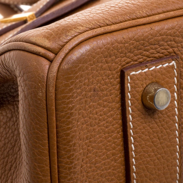 HERMÈS Shoulder Birkin 45 Shoulder bag in Gold Togo leather with Gold  hardware-Ginza Xiaoma – Authentic Hermès Boutique