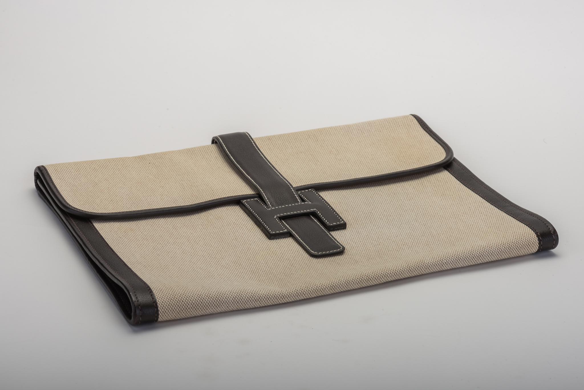 clutch toile bag