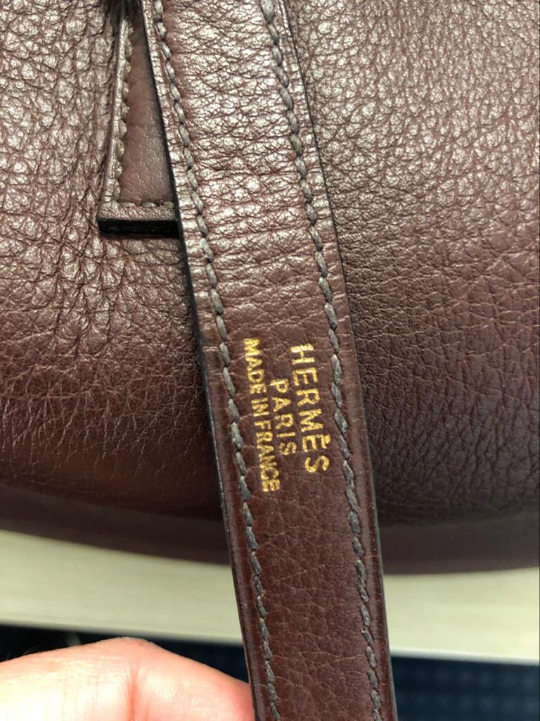 HERMES Brown Trim Bag For Sale at 1stDibs