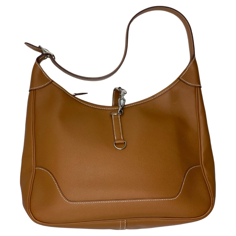 Hermès Brown Trim Bag at 1stDibs