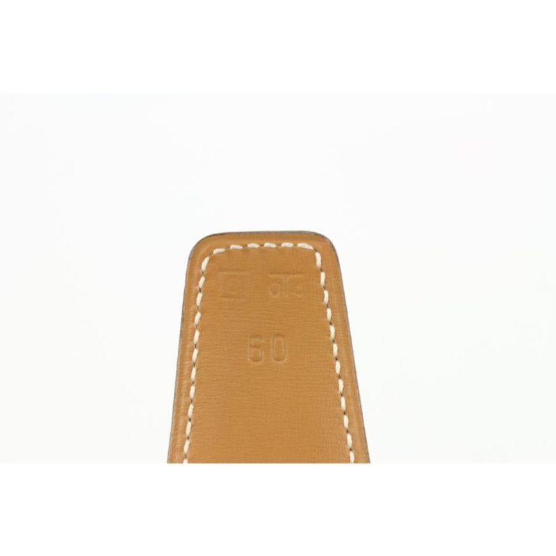 Marron Kit ceinture logo H réversible 32mm Brown x Gold 11her721 en vente