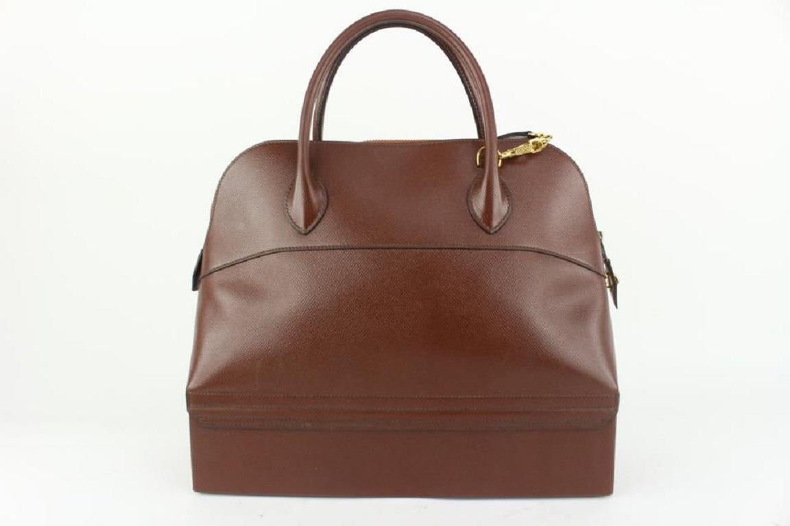 Hermes Brown x Gold Epsom Macpherson Bolide with Strap 916her99 4
