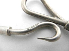 Hermès Brown X Silver Jumbo Hook 225289 BraceletMade In: France Measurements: Le