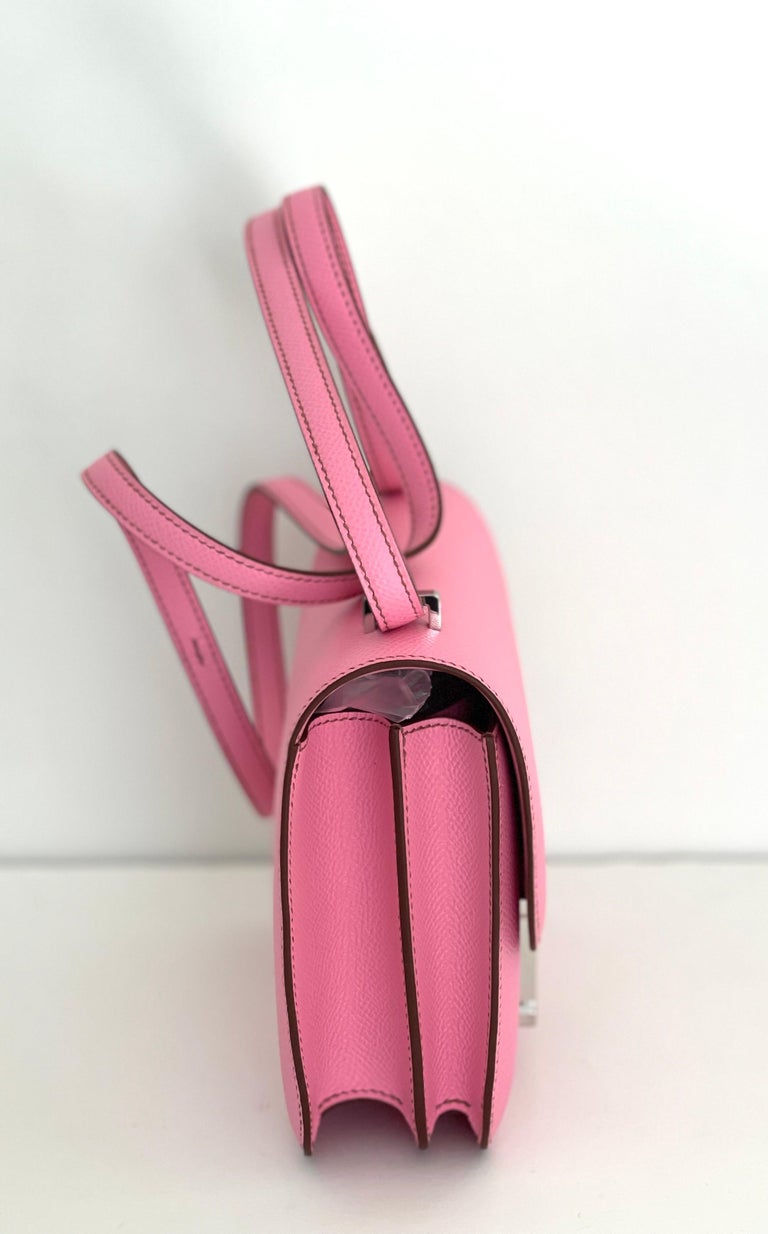 Ginza Xiaoma - Bubblegum Pink Constance Mini in Epsom