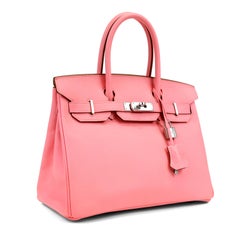 Hermès Bubblegum Pink Epsom 30 cm Birkin with Palladium