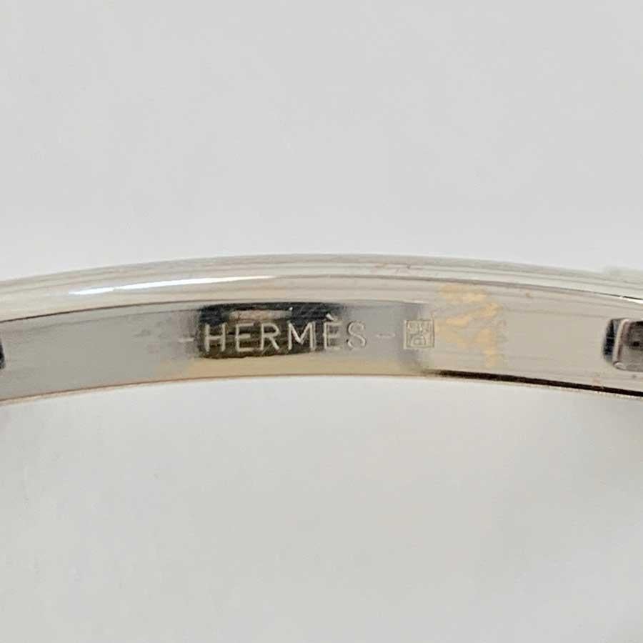 HERMES Buckle H In Brushed Silver 32 mm 1