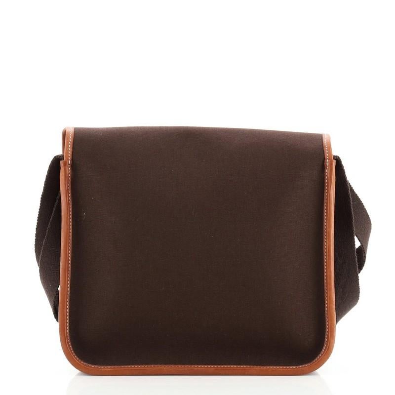 Hermes Buenaventura Messenger Bag Toile Mini In Good Condition In NY, NY