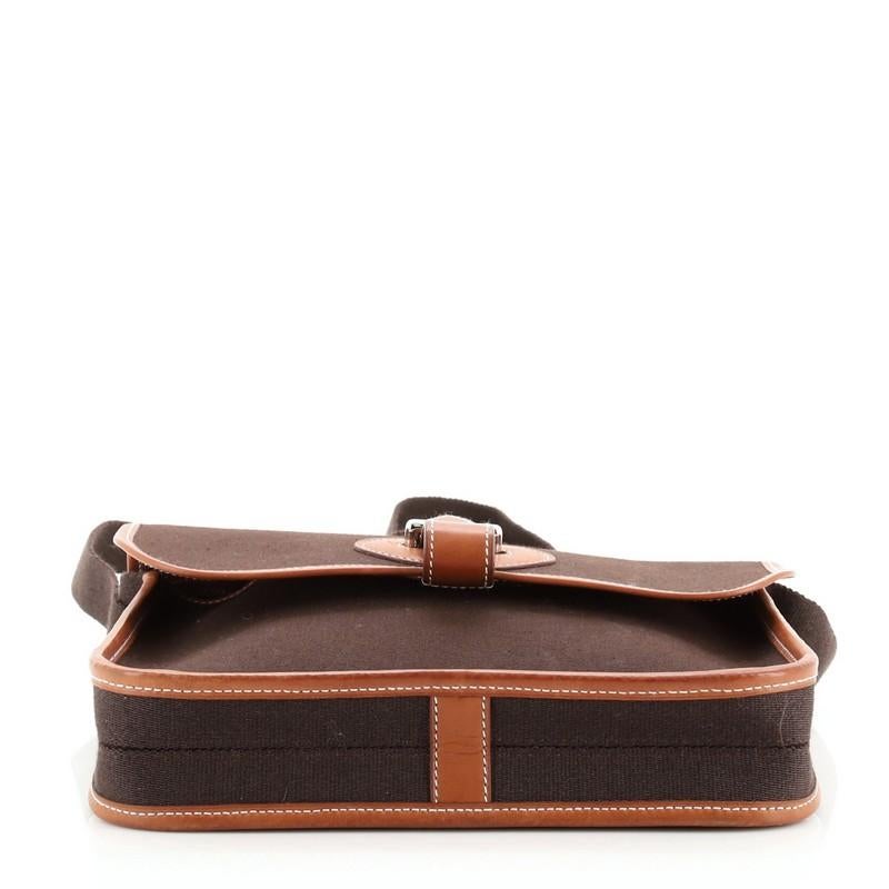 Women's or Men's Hermes Buenaventura Messenger Bag Toile Mini
