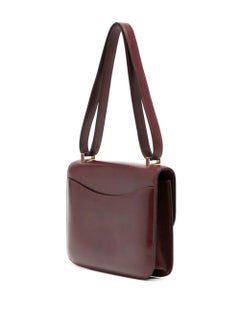 Hermès Burgundy Constance 24 cm