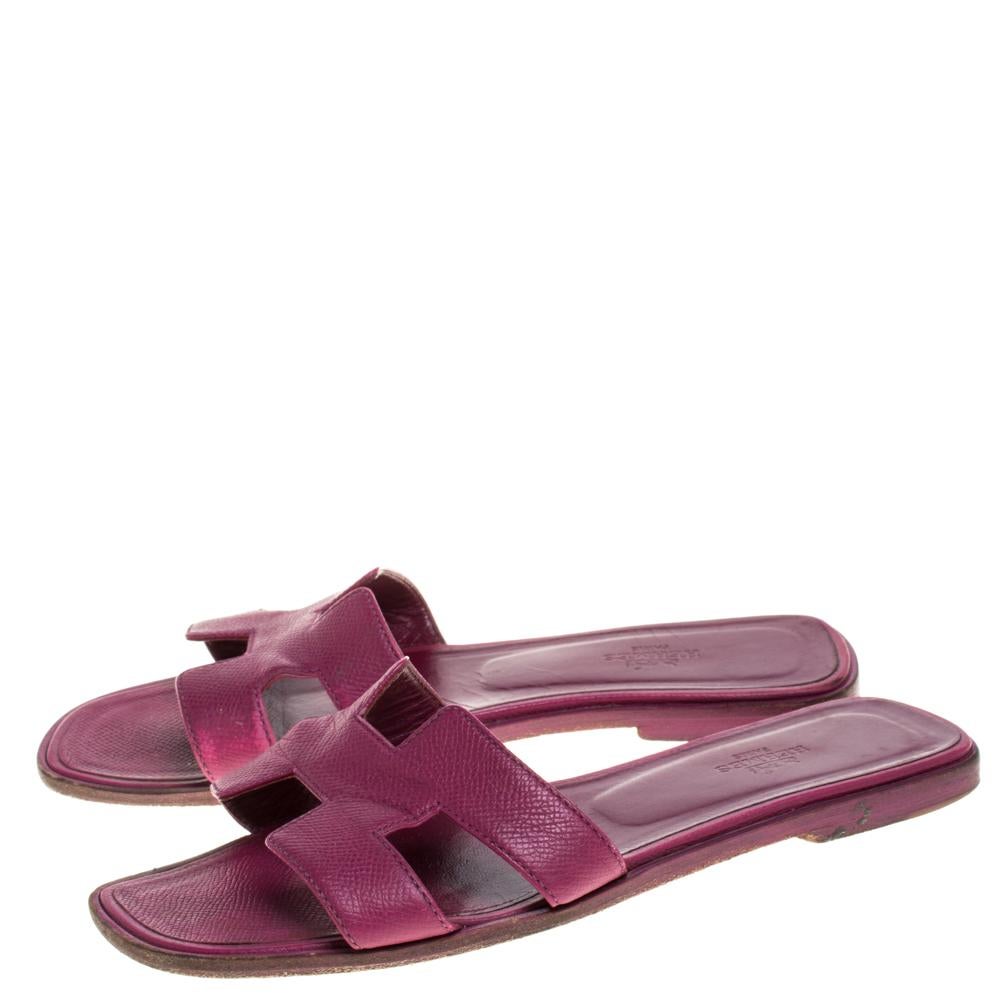 hermes pink slides