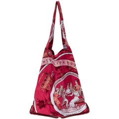 Hermès Burgundy Silky Pop Bag
