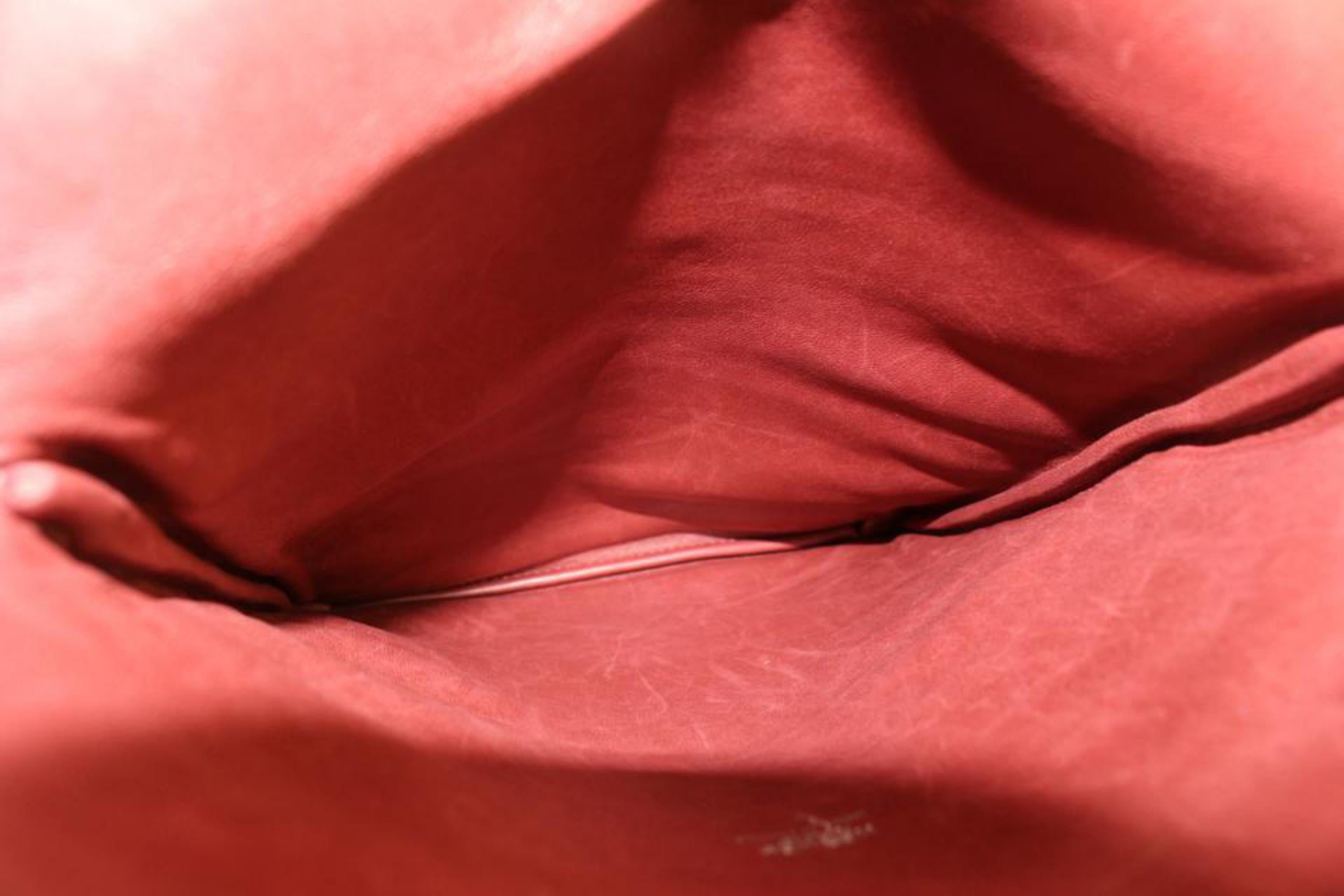 Hermès Burgundy Vibrato Pillow Crossbody Bag 115h1 For Sale 4