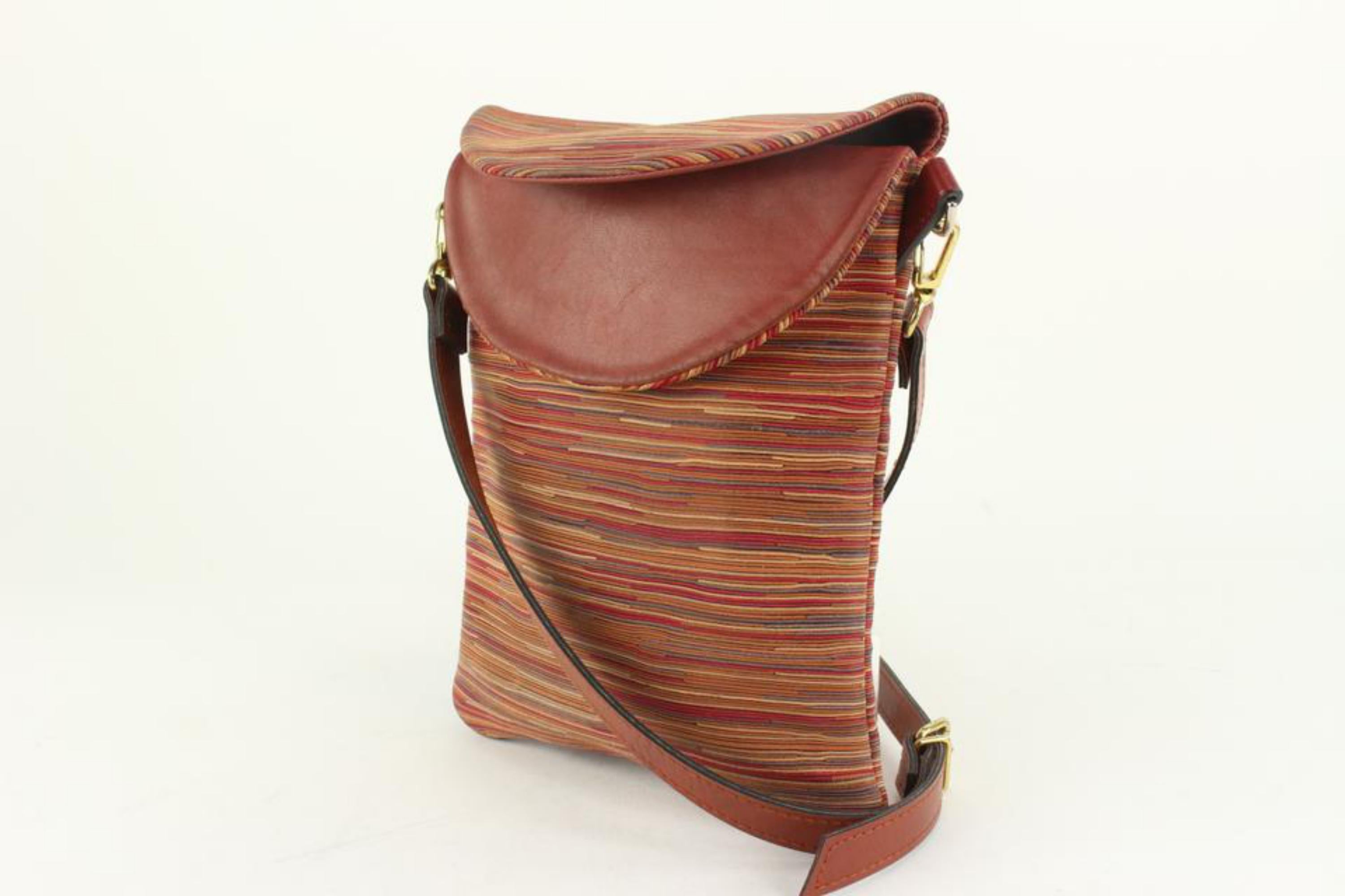 Hermès Burgundy Vibrato Pillow Crossbody Bag 115h1 For Sale 5