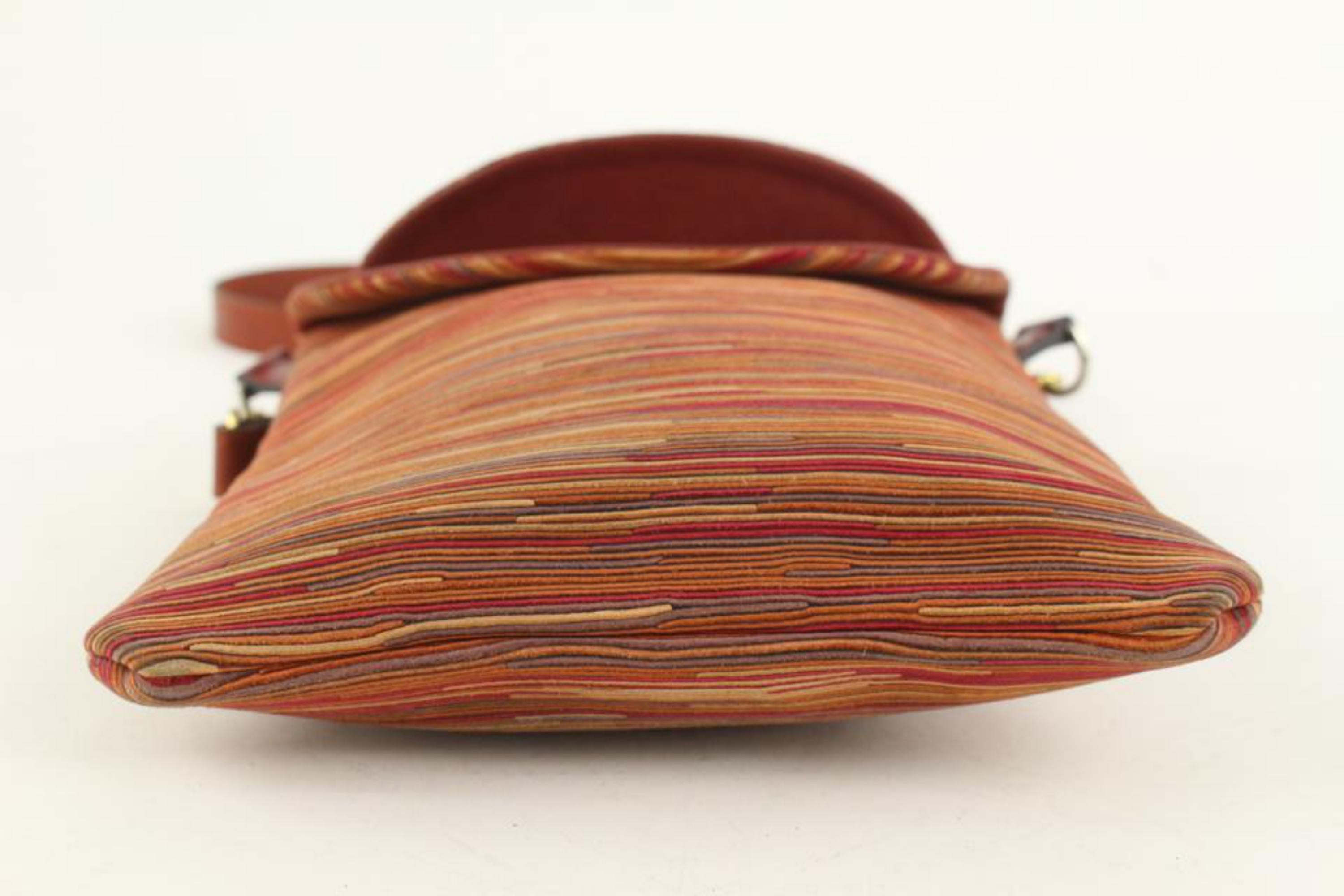 Women's Hermès Burgundy Vibrato Pillow Crossbody Bag 115h1 For Sale