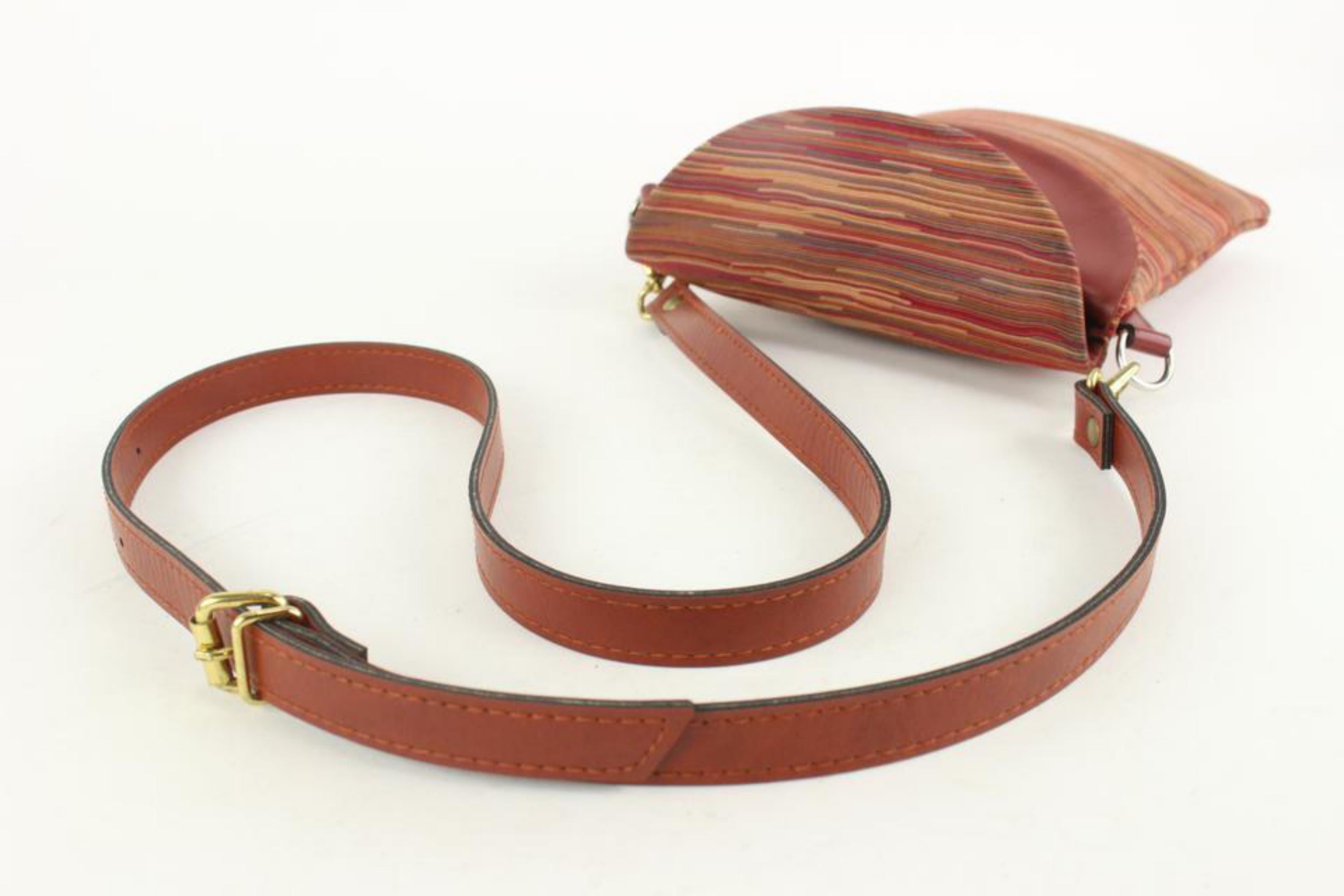 Hermès Burgundy Vibrato Pillow Crossbody Bag 115h1 For Sale 2