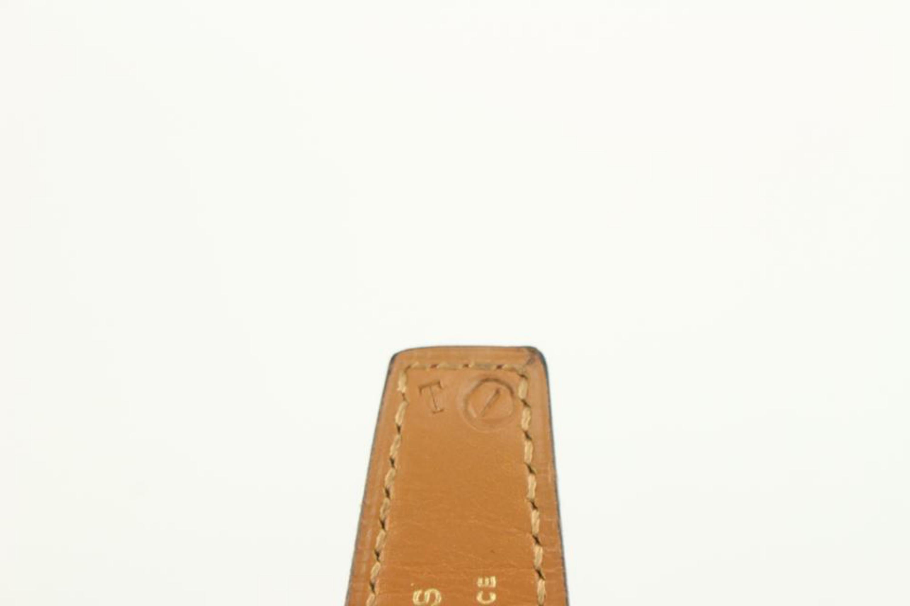 Hermès Burgundy x Gold Reversible 24mm Constance H Logo Belt Kit 1014h12 For Sale 2