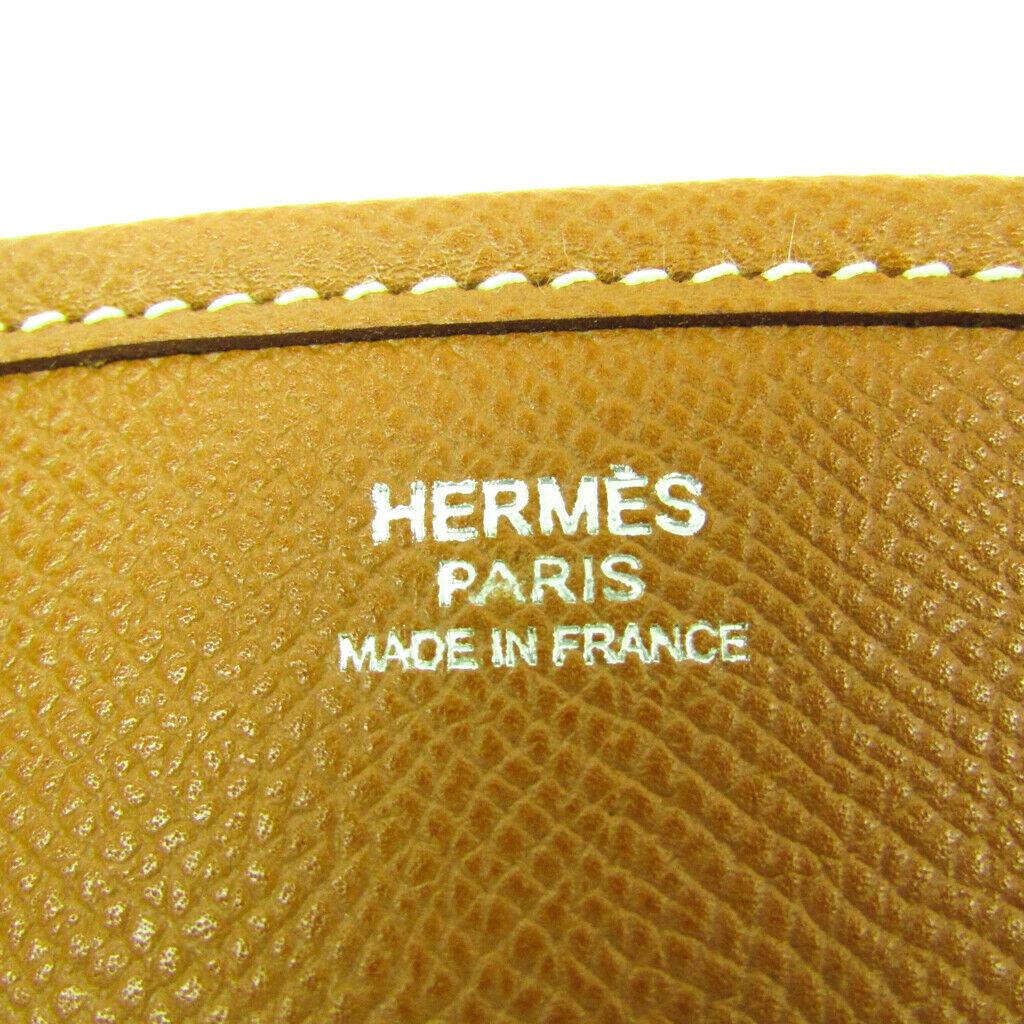 Hermes Burnt Orange Leather Canvas 