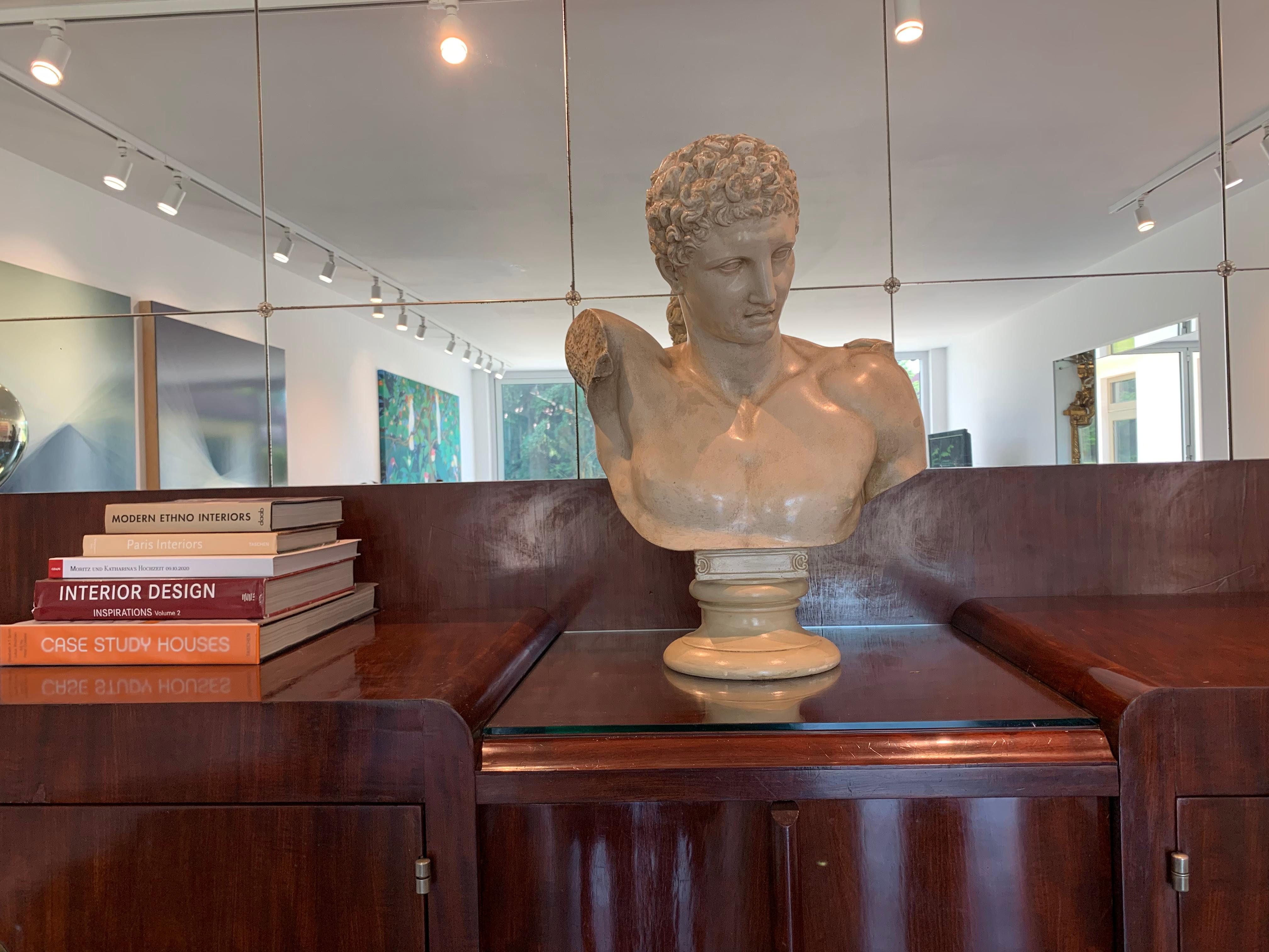 Busto de Hermes de Olimpia Fundido por los Hermanos Micheli, Berlín hacia 1900 en venta 8