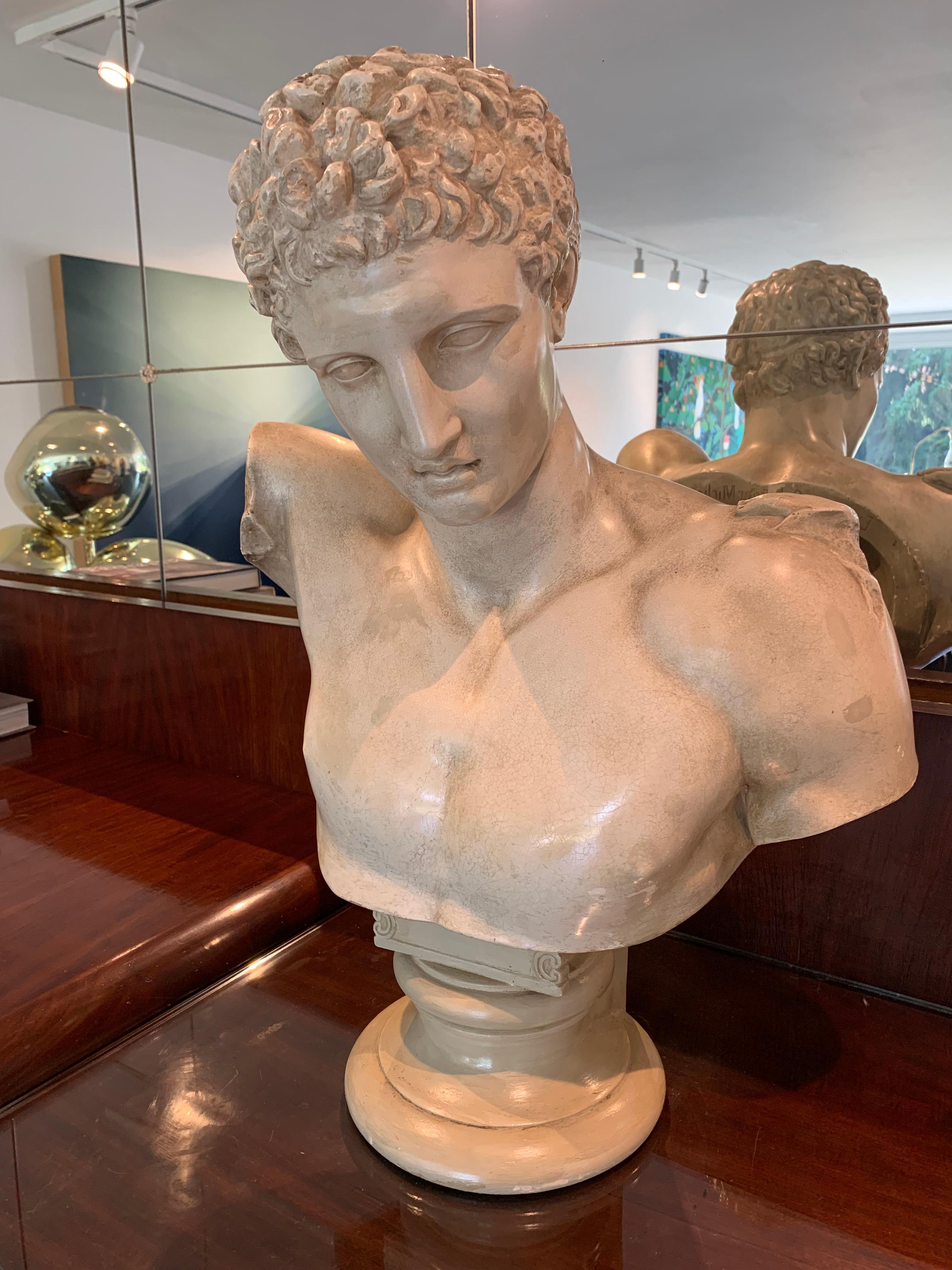 Busto de Hermes de Olimpia Fundido por los Hermanos Micheli, Berlín hacia 1900 Vaciado en venta