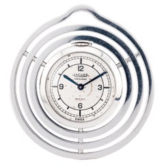 Hermes by Jaegar LeCoultre Orologio con ciondolo Art Deco in acciaio inossidabile