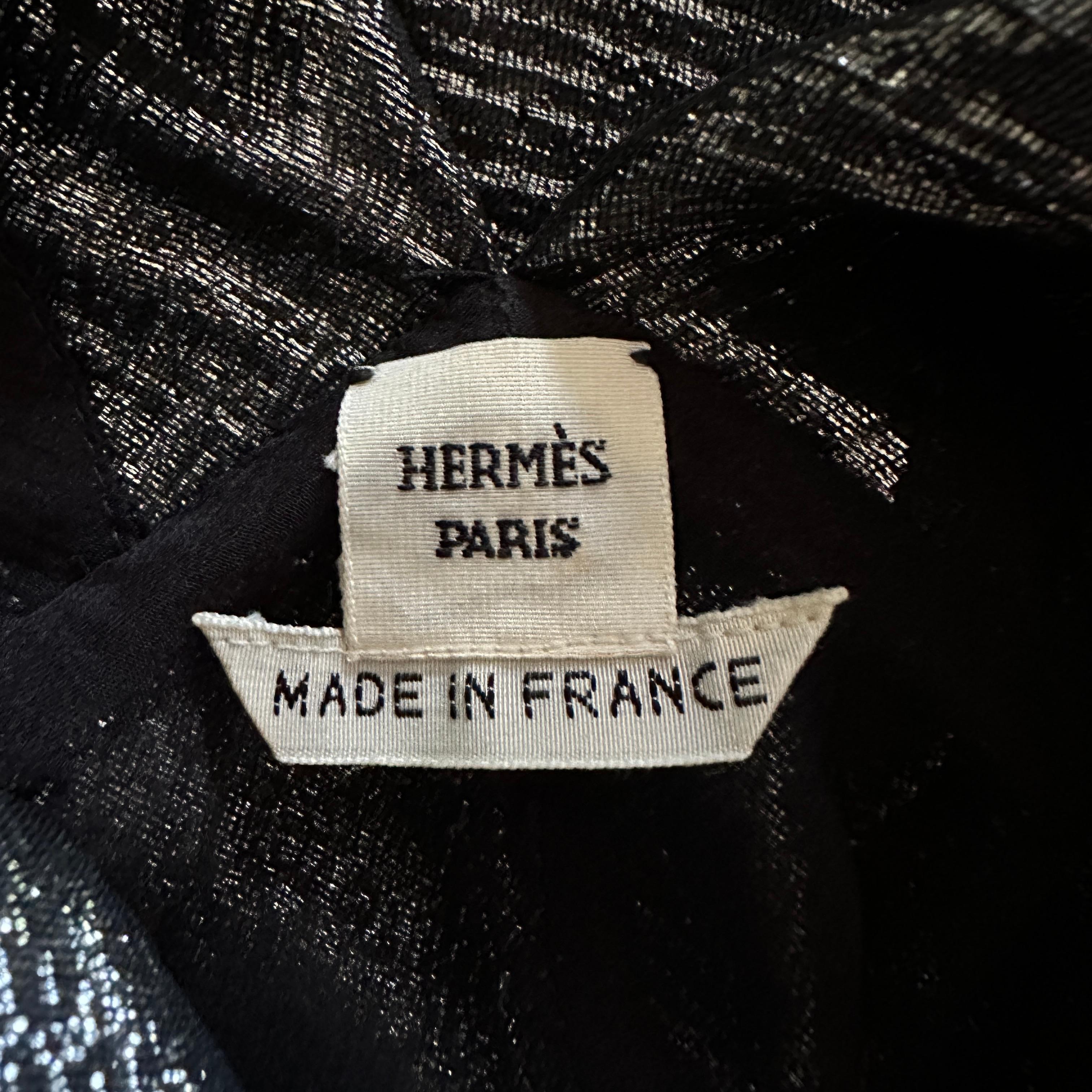 Hermes by Jean Paul Gaultier Fall 2007 Metallic Dress (Robe métallique) en vente 2