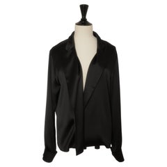 Hermès by Martin Margiela black silk shirt