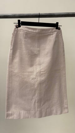 Hermès by Martin Margiela Gonna lunga beige