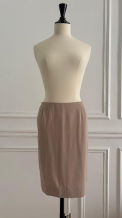 Hermès by Martin Margiela Vintage Wool Pencil Skirt – Late 1990s / Early 2000s