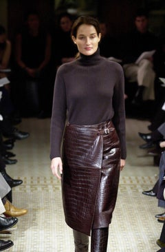 Hermès by Martin Margiela Autumn/Winter 2000 Camel Hair Wrap Skirt