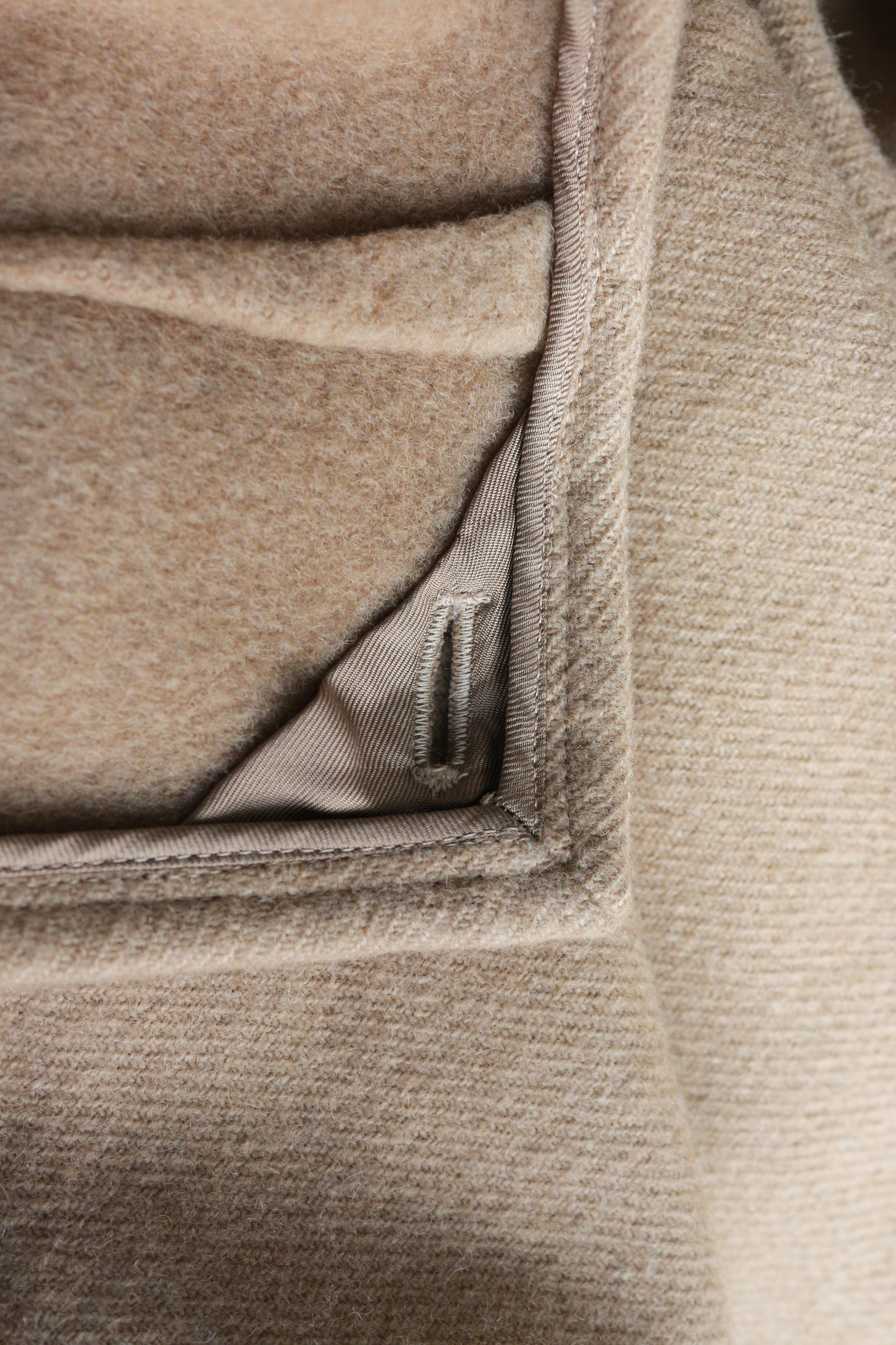 Hermès by Martin Margiela Autumn/Winter 2000 Camel Hair Wrap Skirt For Sale 4