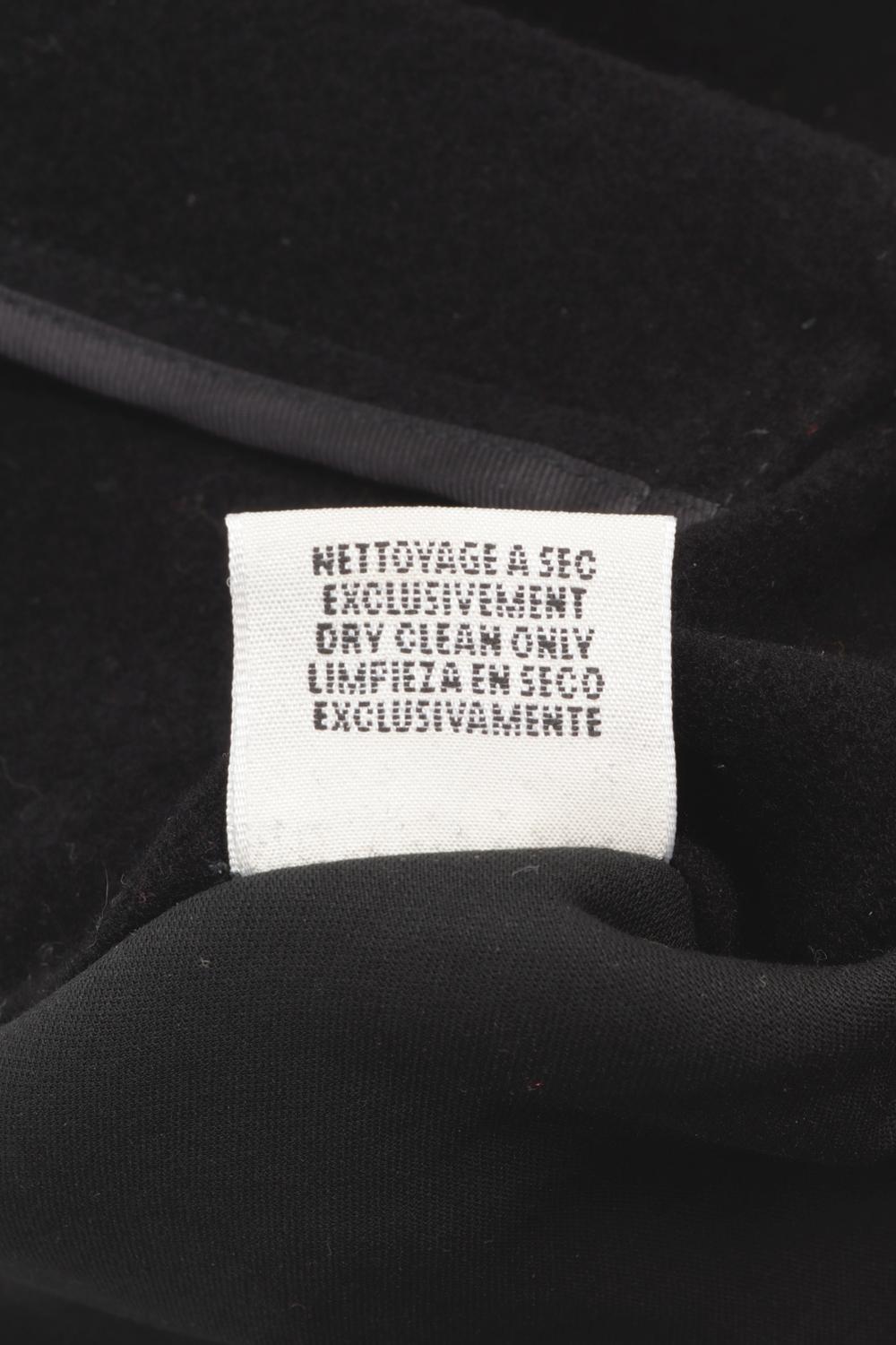 Abrigo largo con cinturón y capucha Hermes by Martin Margiela de cachemira de algodón negro en venta 15