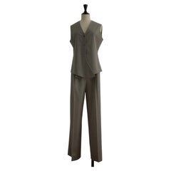Hermès by Martin Margiela Grey Virgin Wool Ensemble (1997-2003)