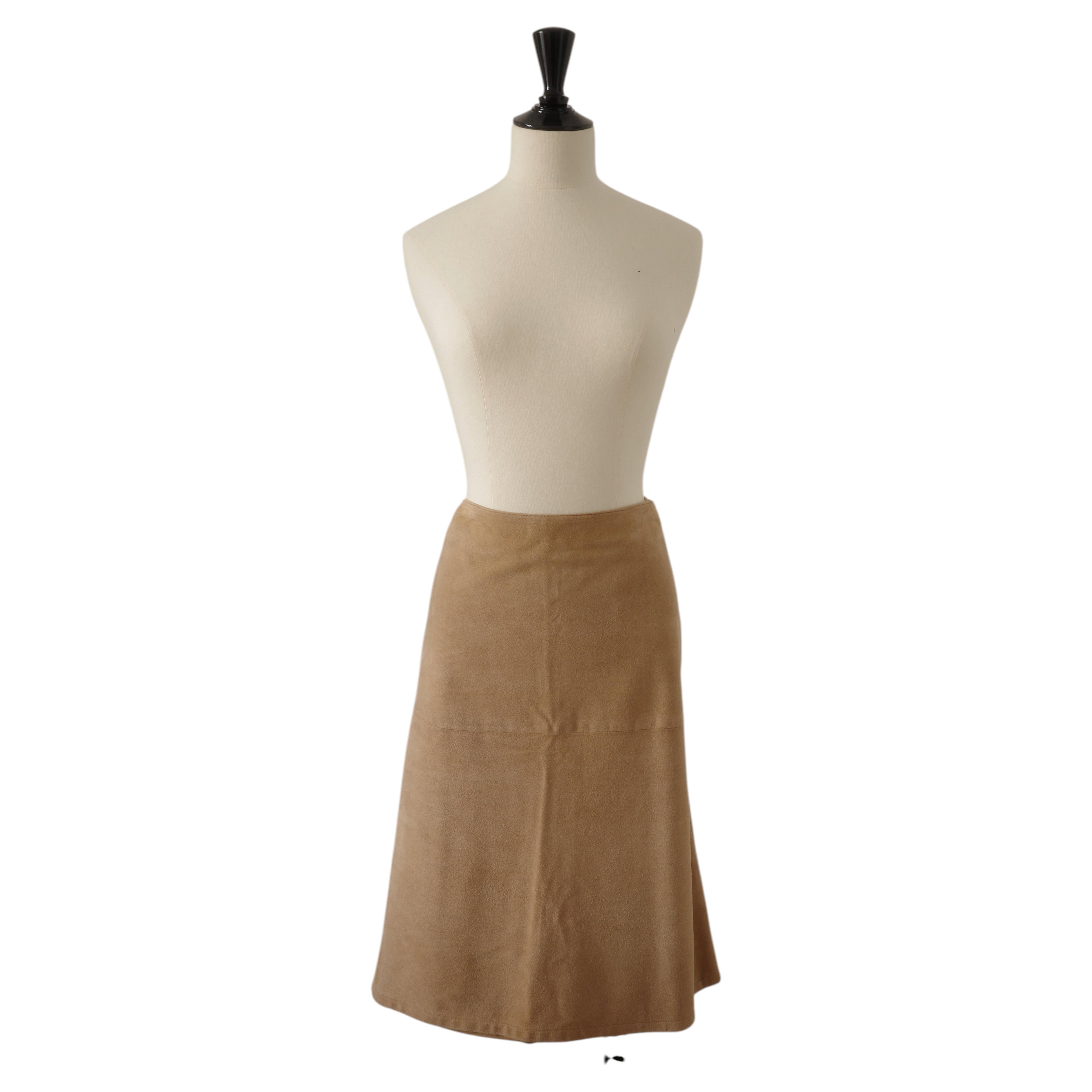 Hermès by Martin Margiela, lambskin skirt, Spring 1999