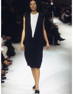 Hermès by Martin Margiela S/S 2000 Linen V-Neck Dress