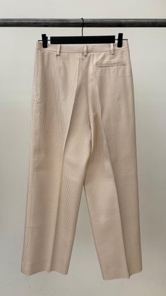 Hermès by Martin Margiela Vintage Striped Silk Trousers