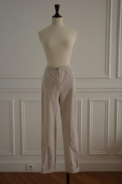 Hermès by Martin Margiela (1997-2003) Vintage Women's Corduroy Pants, Size 36