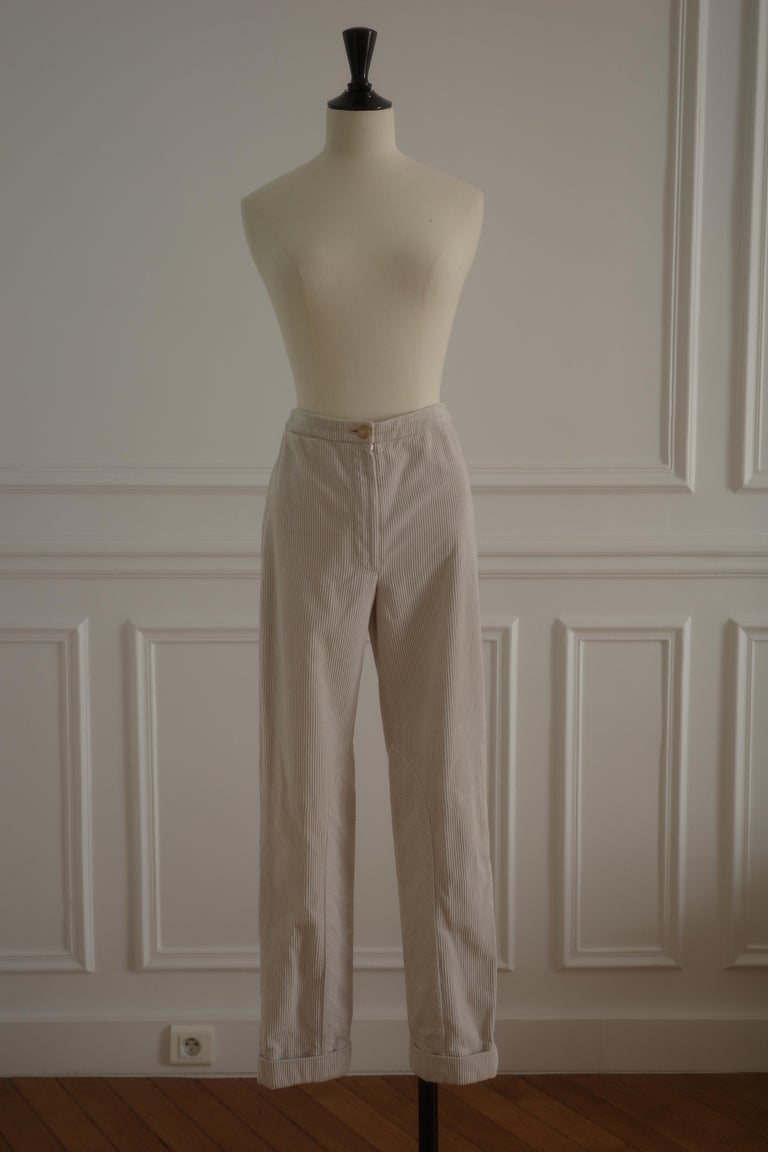 Hermès by Martin Margiela (1997-2003) Vintage Women's Corduroy