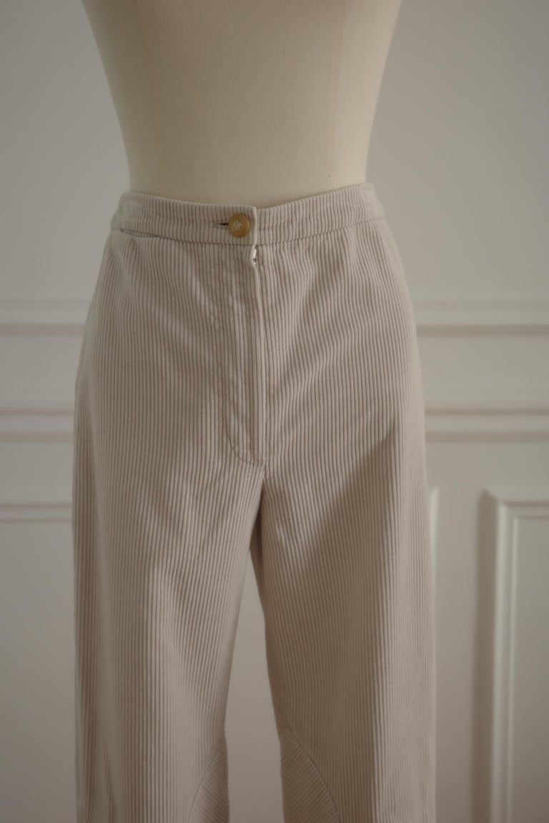 Hermès by Martin Margiela (1997-2003) Vintage Women's Corduroy