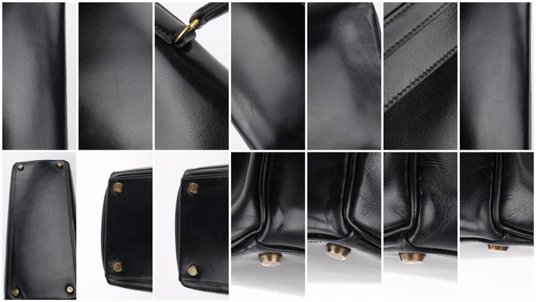 Hermès SO Black Box Calf Kelly Retourne 35 QGBEBB0AKB004
