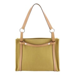Hermes Cabalicol Tote Toile With Leather PM