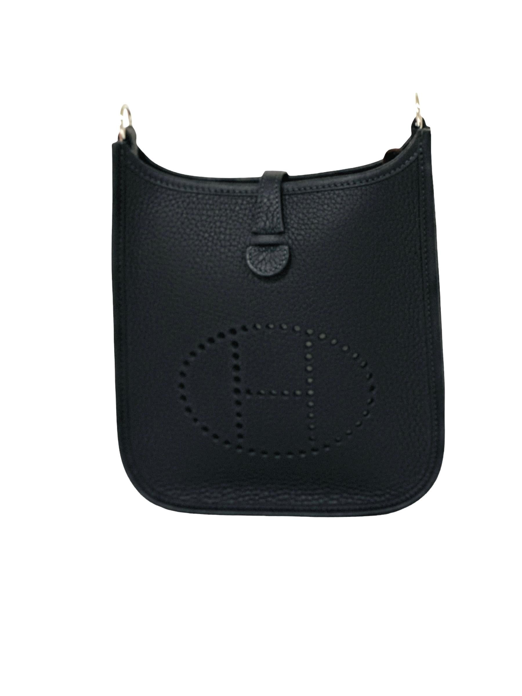 Hermès Caban Evelyne 16 TPM Bag Handbag Blue Saphire Strap 1