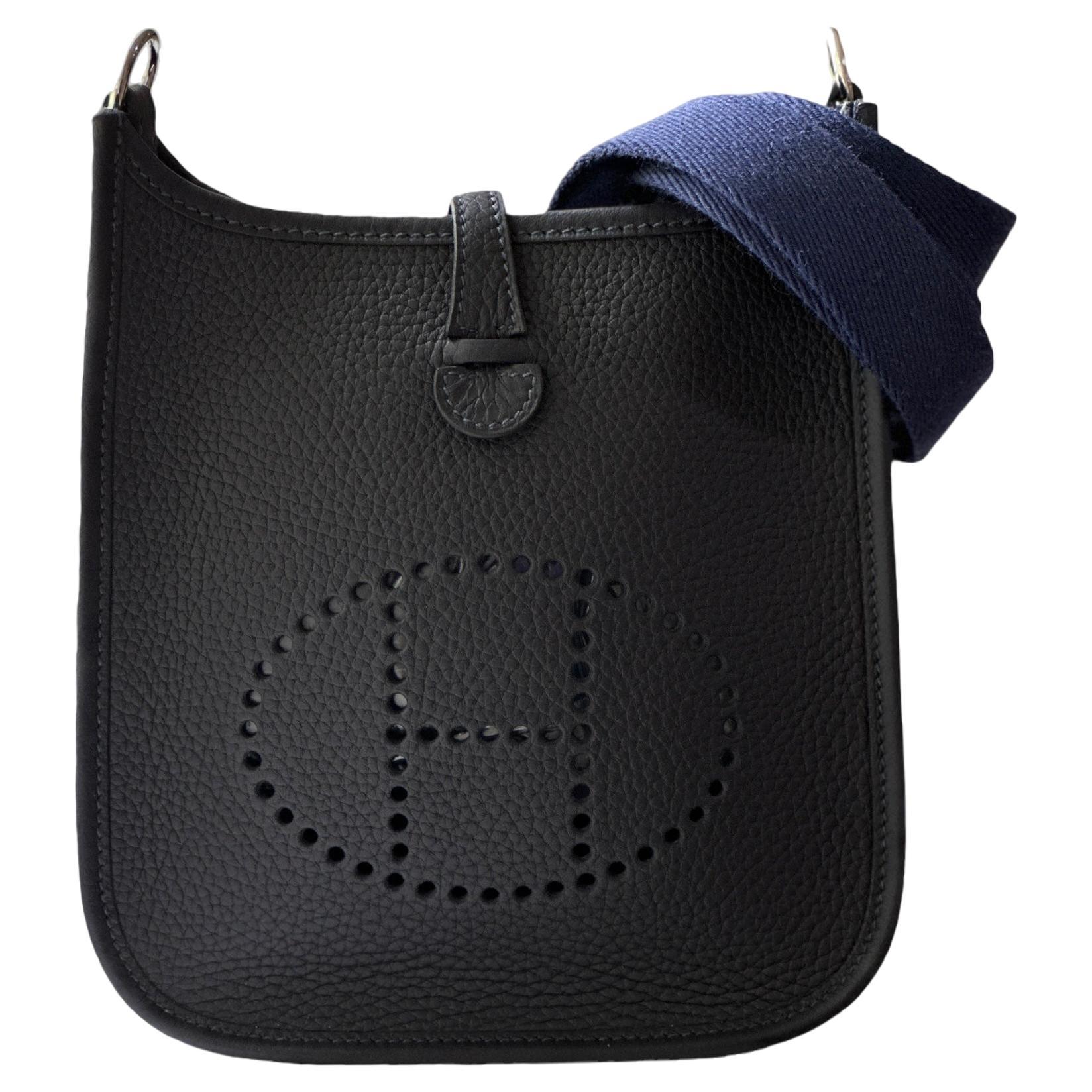 Hermès Caban Evelyne 16 TPM Tasche Handtasche Blau Saphire Strap