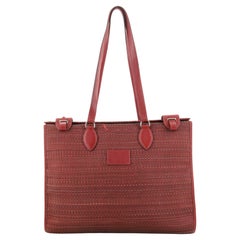 Hermes Cabas Tote Crinoline with Leather 40