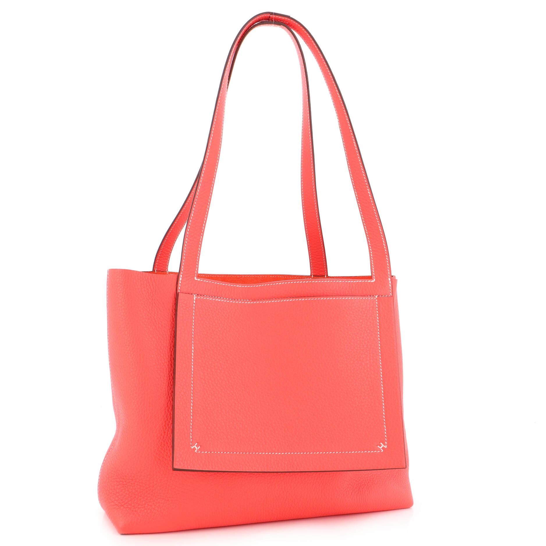 Hermes Cabasellier Tote Clemence 31 In Good Condition In NY, NY