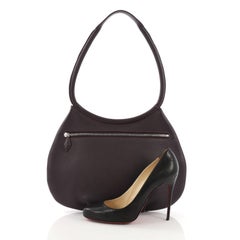 Hermes Cacahuete Handbag Leather