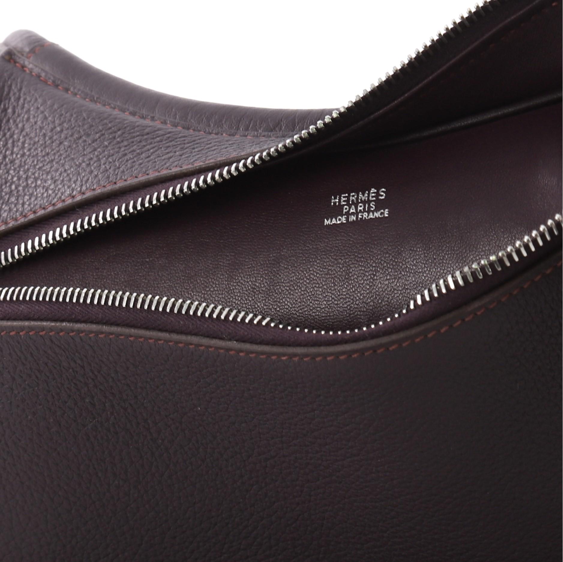 Hermes Cacahuete Handbag Leather 2