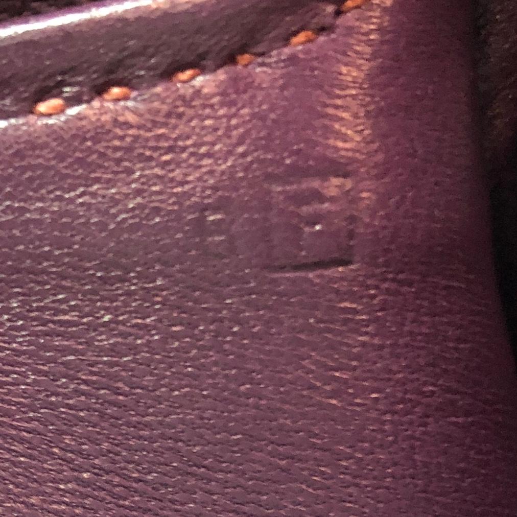 Hermes Cacahuete Handbag Leather 3