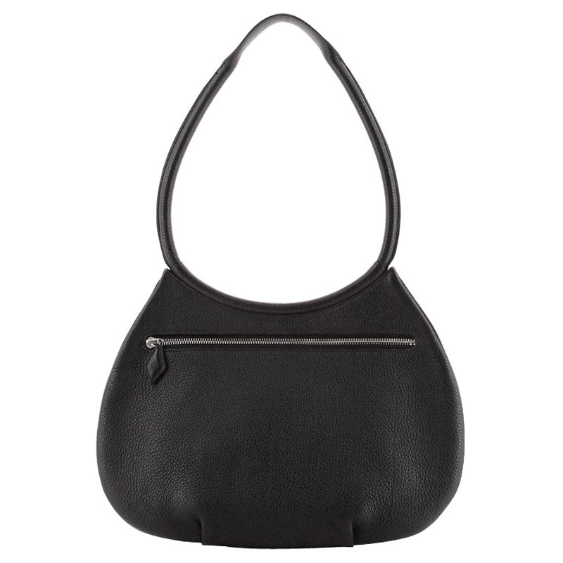 Hermes Cacahuete Handbag Leather